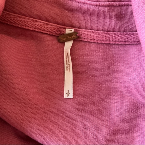 Free People | Pink Ruby Oversized Shirt Jacket size Small - Picture 10 of 15